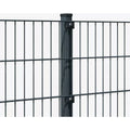 Zaunpfosten 60x40 mm, 1400mm Anthrazit (80cm DSM)