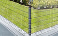 Zaun-Eckpfosten 60x60 mm anthrazit, 1800mm (120cm DSM)