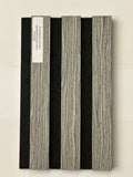 Akustikpaneele 267x57cm, Eiche hellgrau auf schwarzen Filz