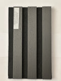 Akustikpaneele 267x57cm, Eiche schwarz auf schwarzen Filz