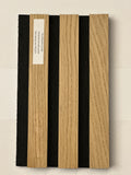 Akustikpaneele 267x57cm, Eiche Natur auf schwarzen Filz